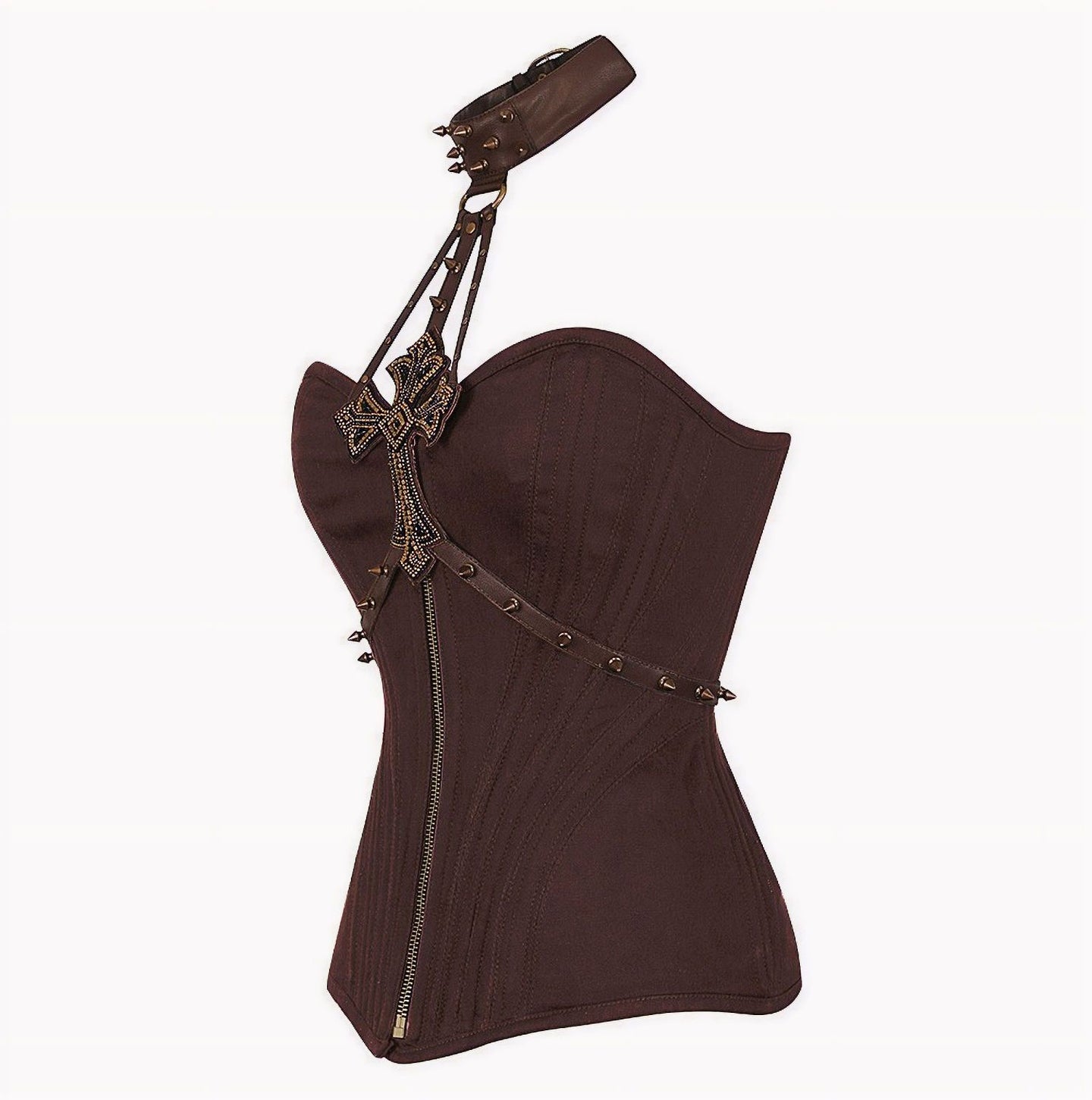 Corset Gear Cross Brown