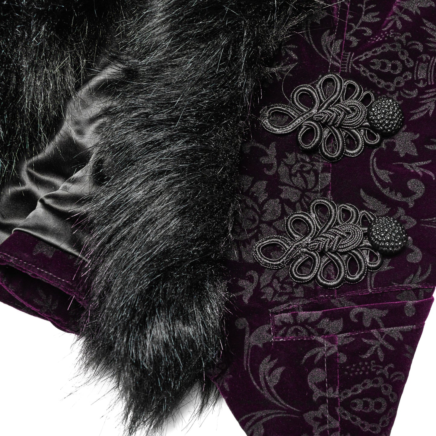 Wanting More Jacket Purple - Black