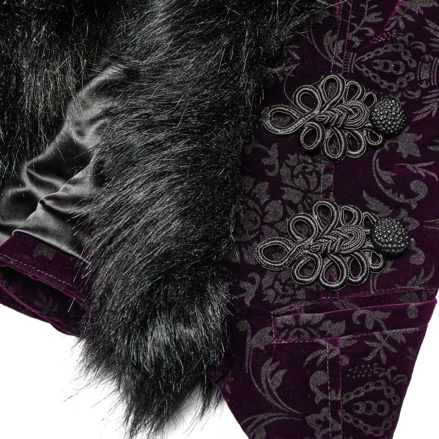 Wanting More Jacket Purple - Black