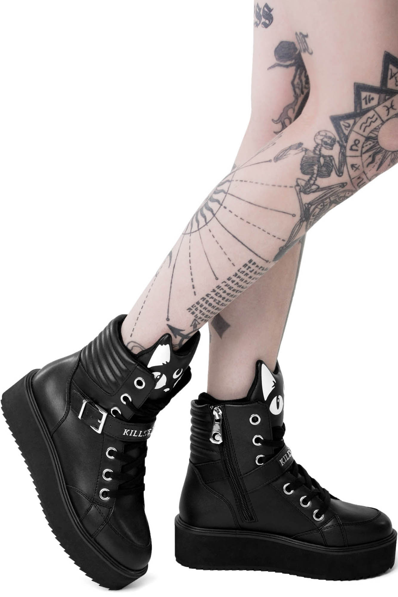 Killstar Keiko Kitty High Tops