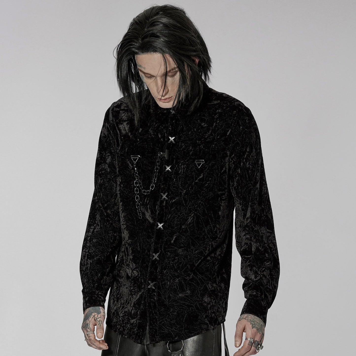 Crushed Shirt Black 