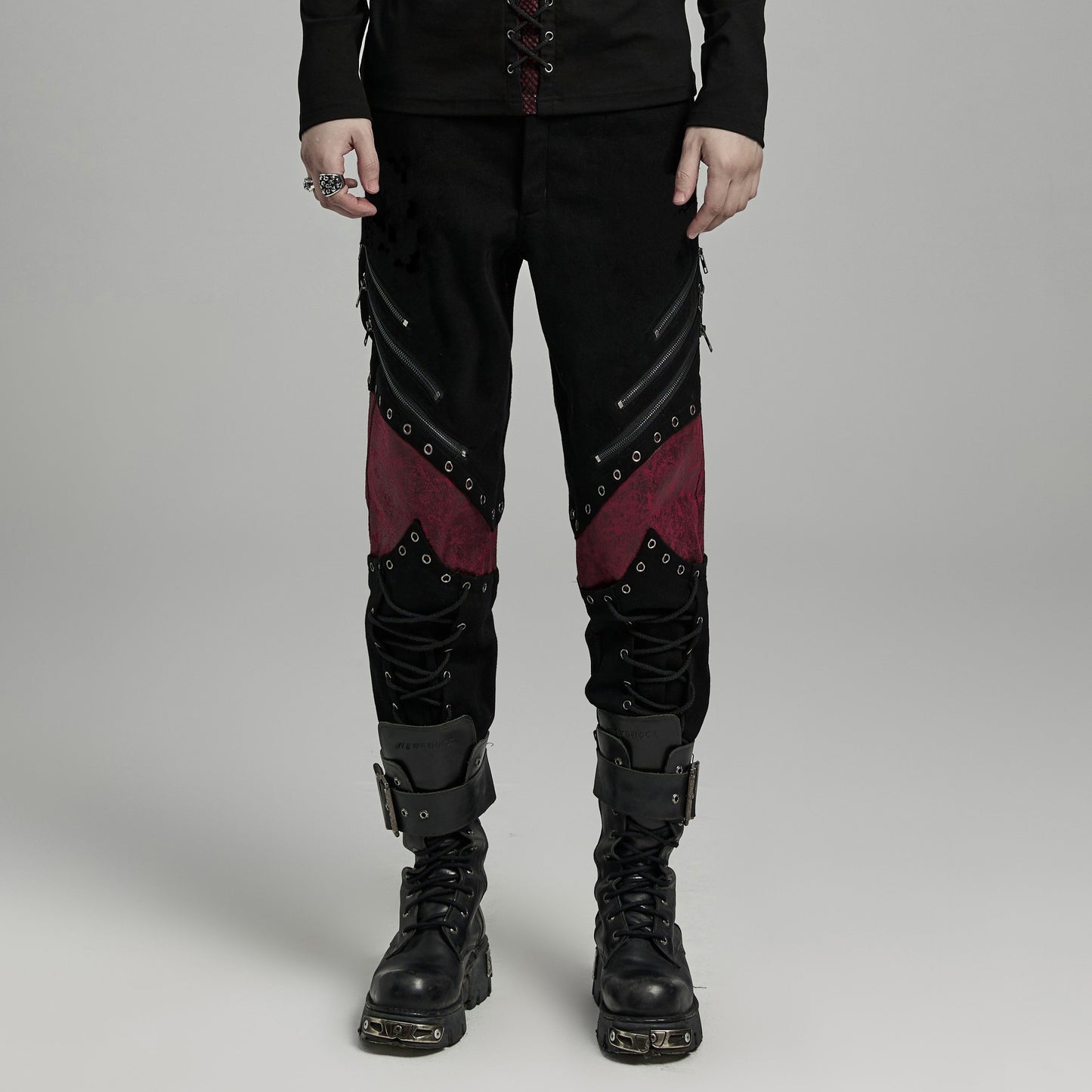 Cry Broek Zwart - Rood