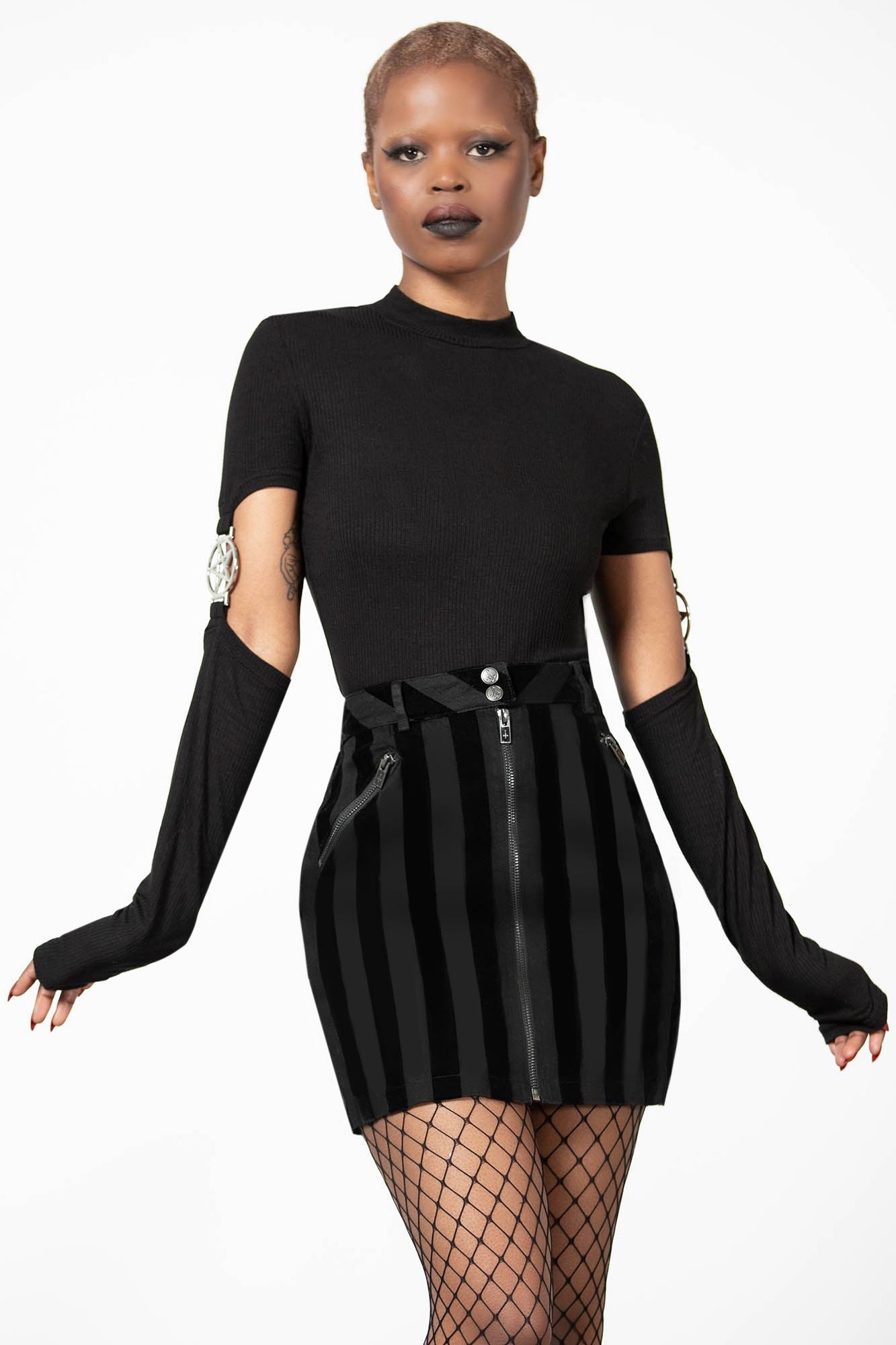 Killstar Scallywag Mini Skirt