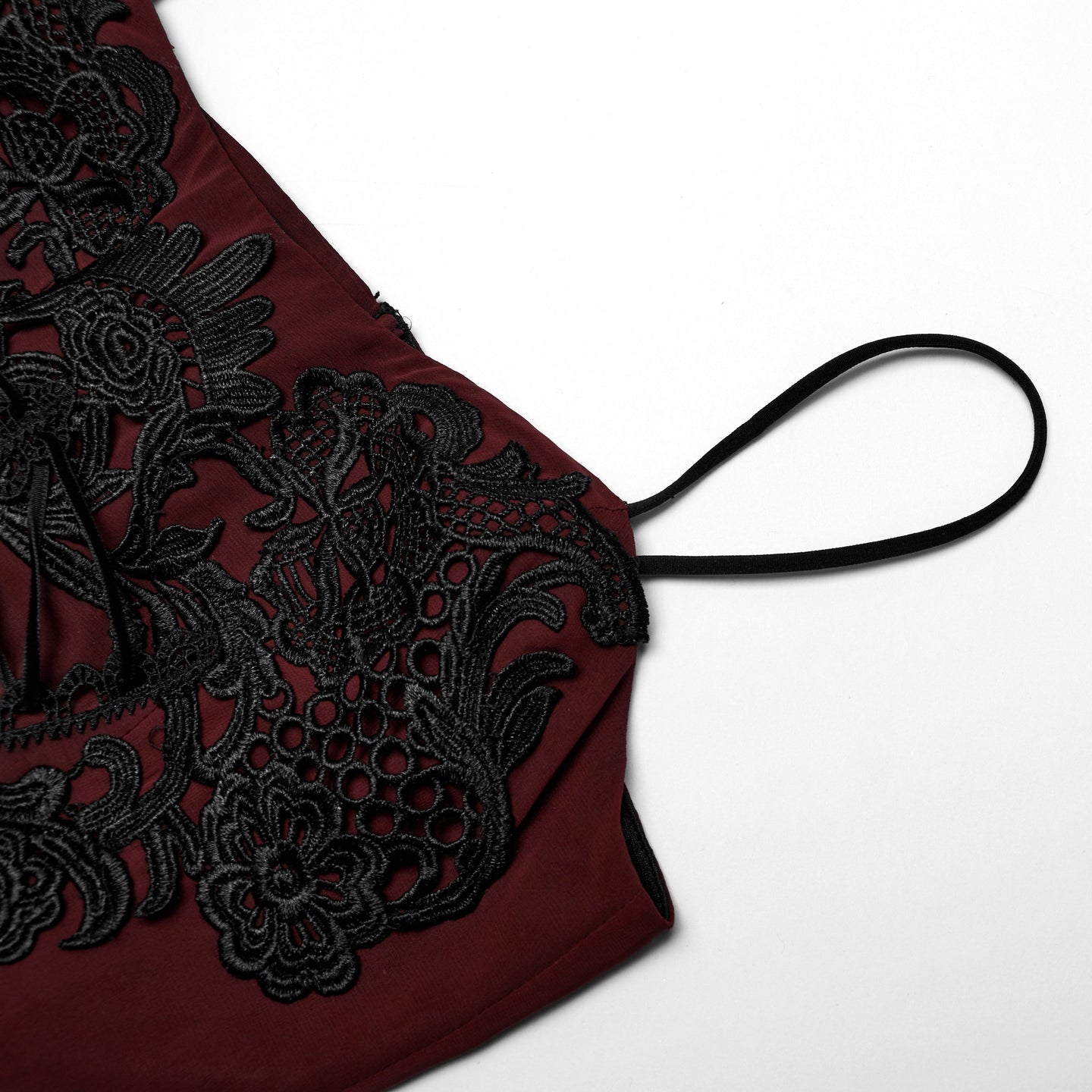 Say Goodbye Dress Black - Red