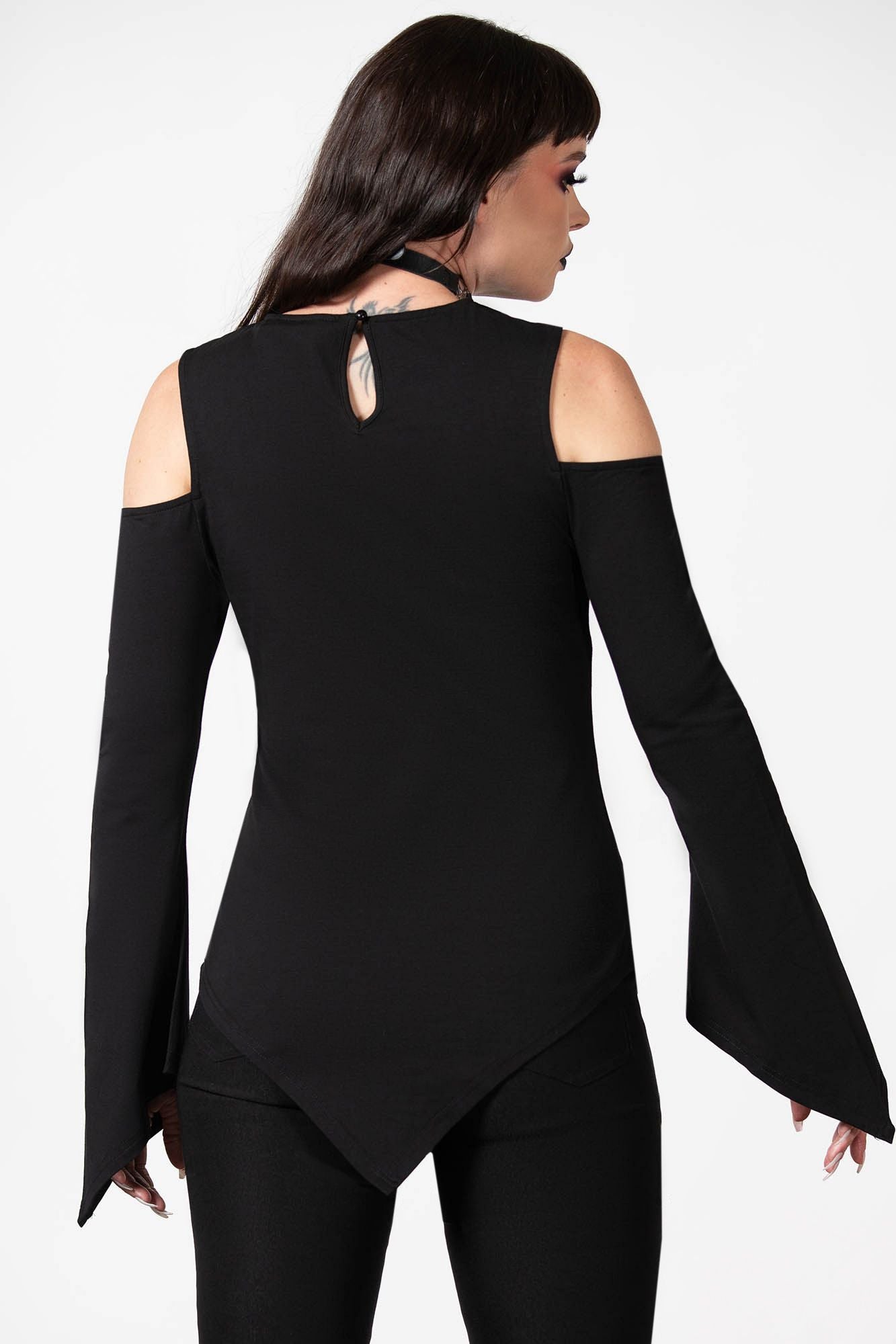 Killstar Voxy Cold Shoulder Top