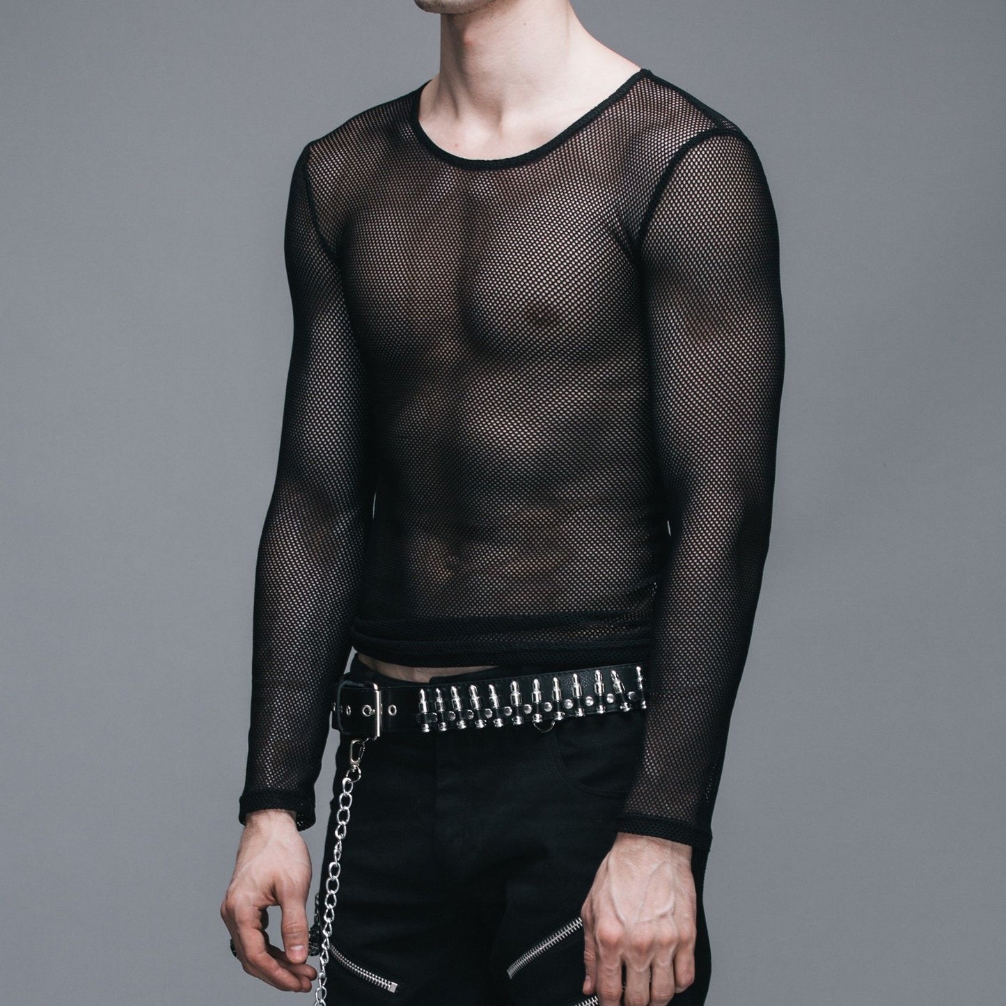 Being Here Fishnet Top