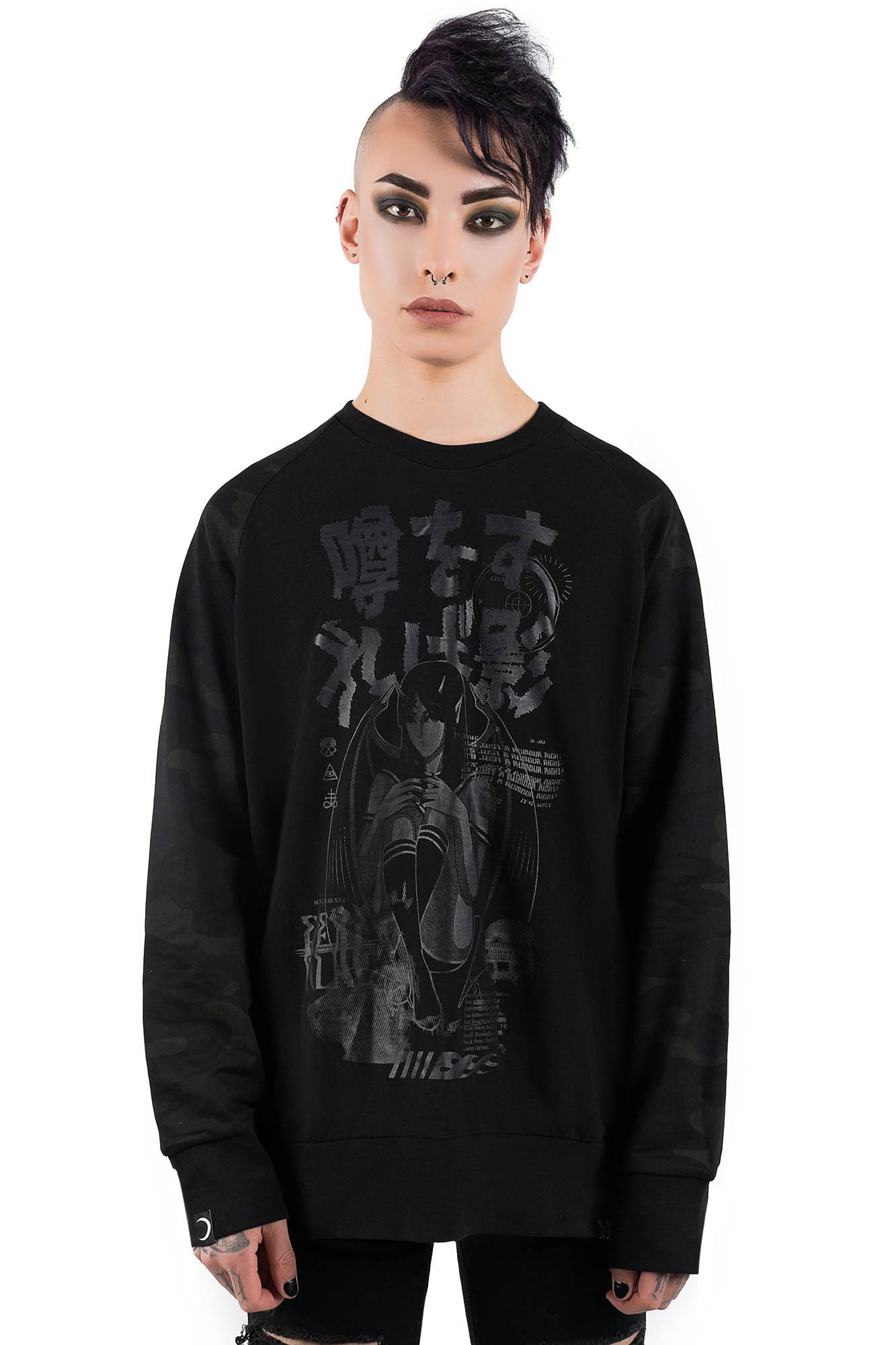 Killstar Rumour Camo Sweatshirt