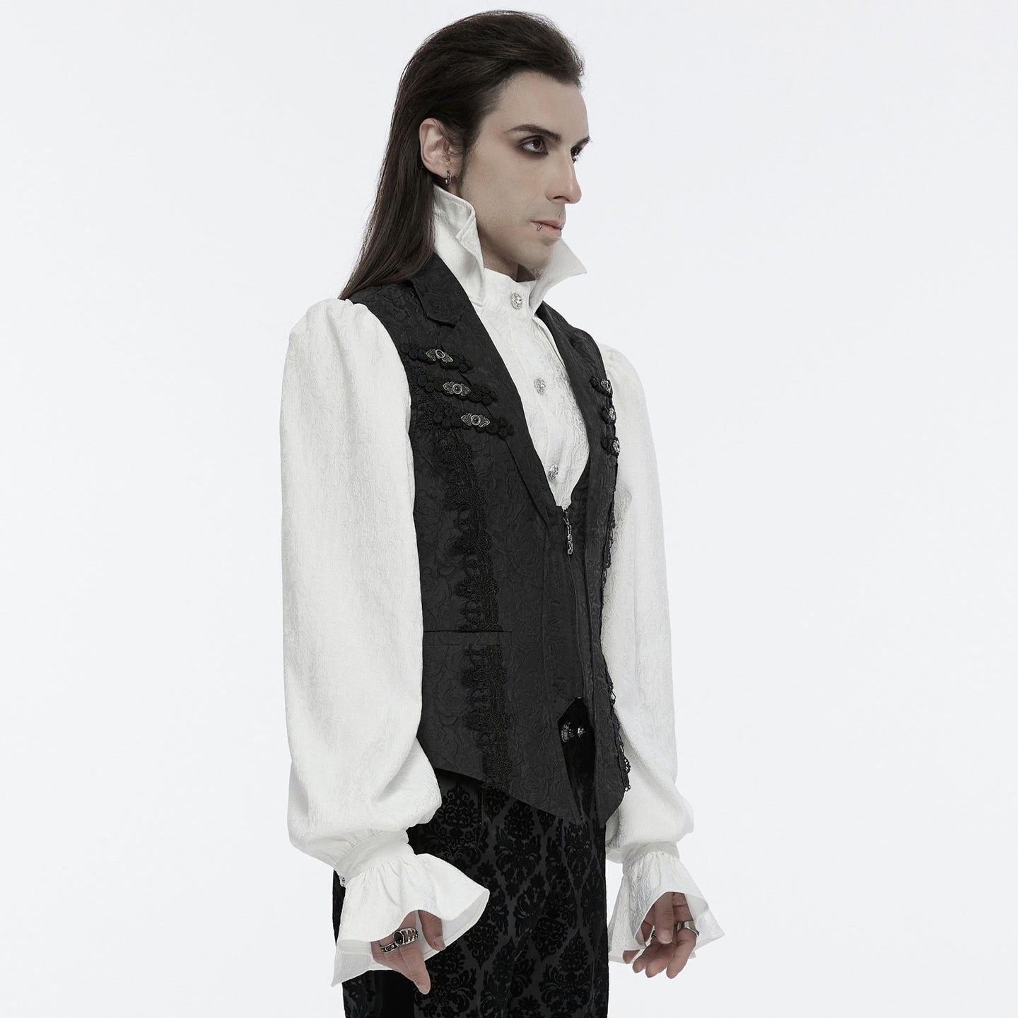 Punk Rave Forsaken Gilet Zwart