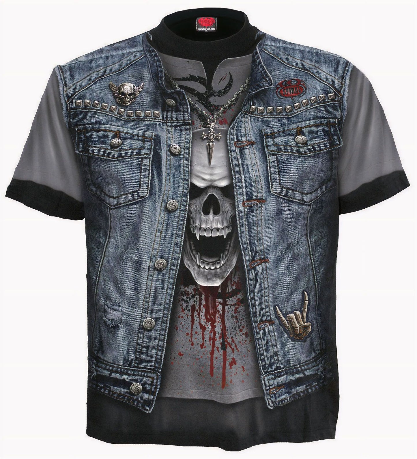 Trash Metal Allover T-shirt