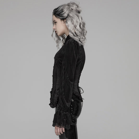 Punk Rave Take the Blame Blouse Zwart