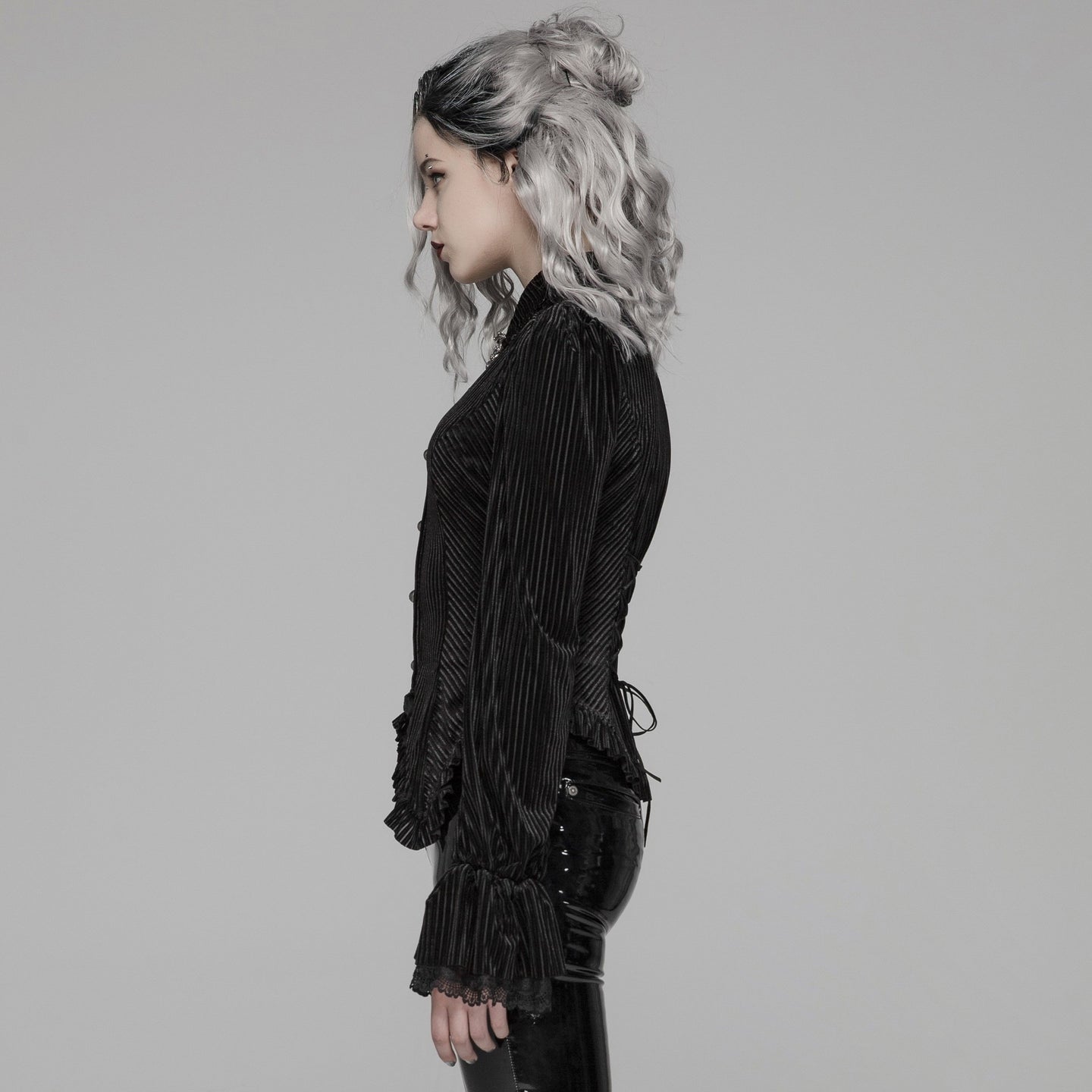 Punk Rave Take the Blame Blouse Zwart
