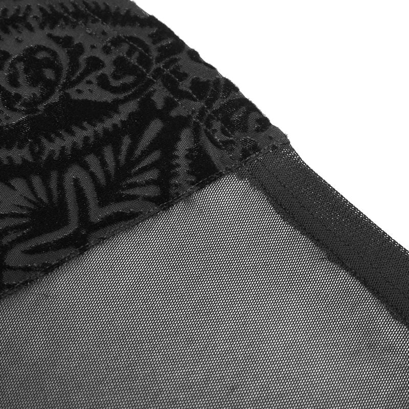 Velvet Cross Maxi Rok
