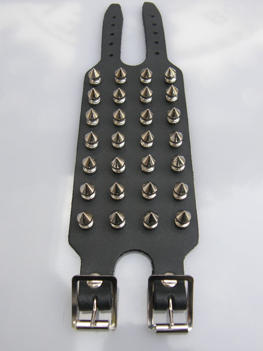 Polsband 4 Row Small Screw Spikes