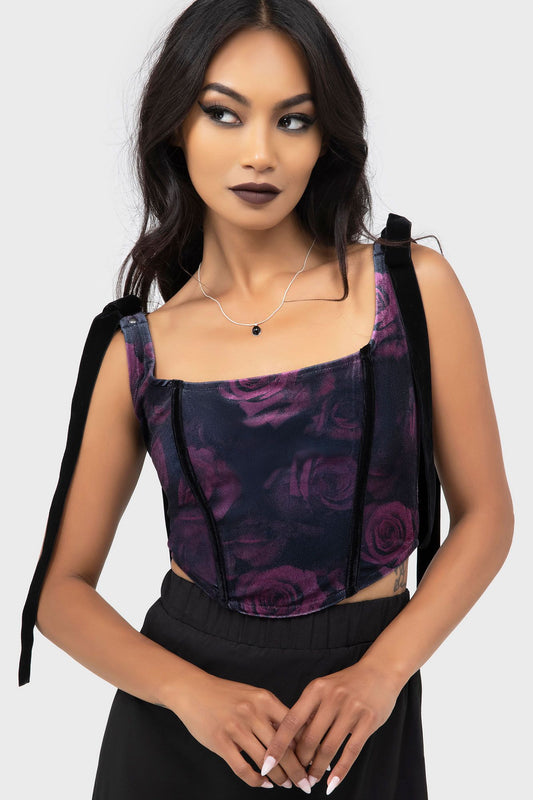 Killstar Nightbloom Korset Top