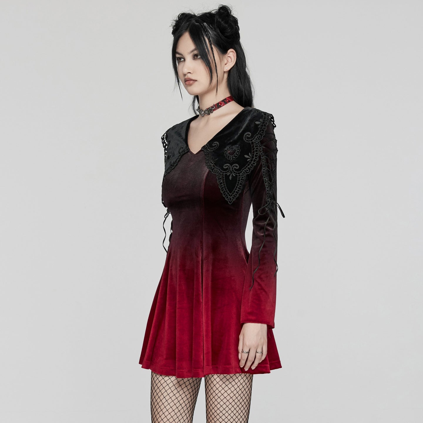 All It Took Jurk Zwart - Rood