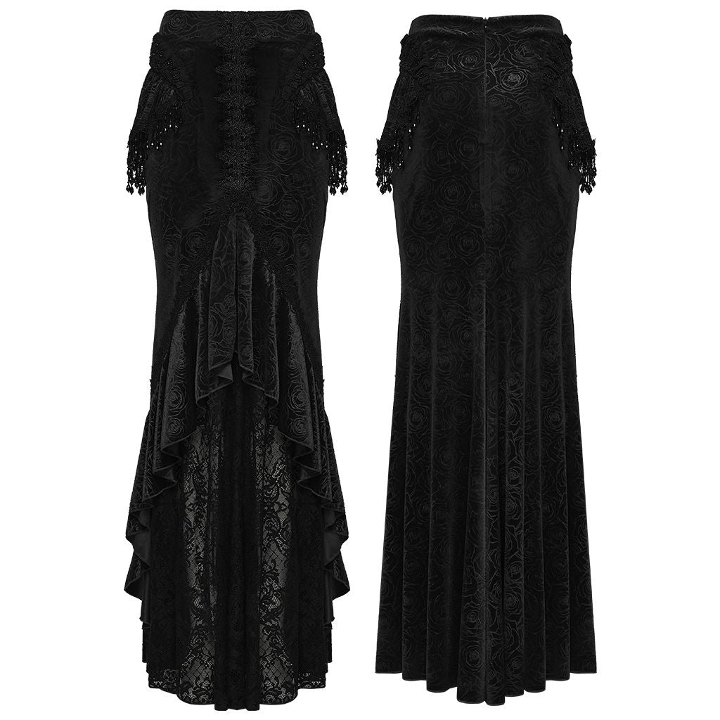 Empress Maxi Rok Zwart