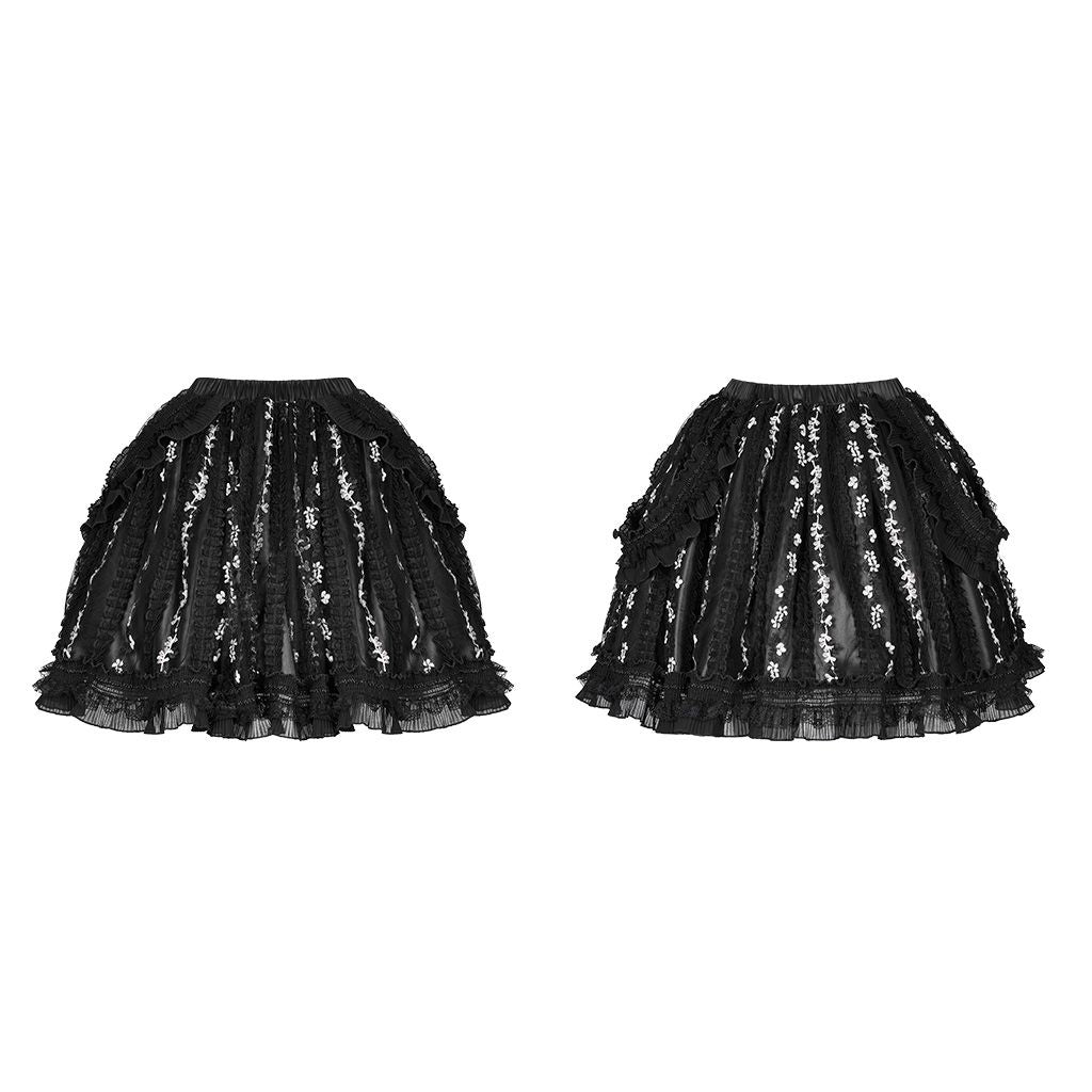 Blossom Skirt Black