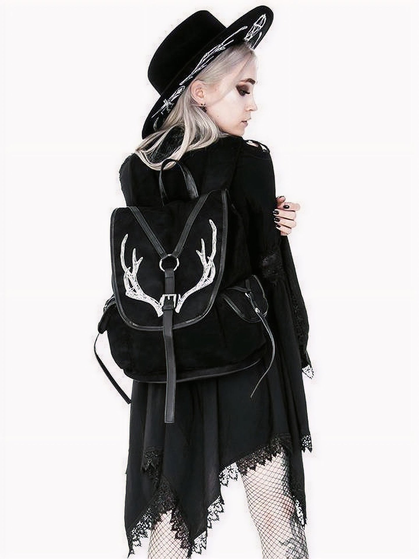 Black Antlers Backpack