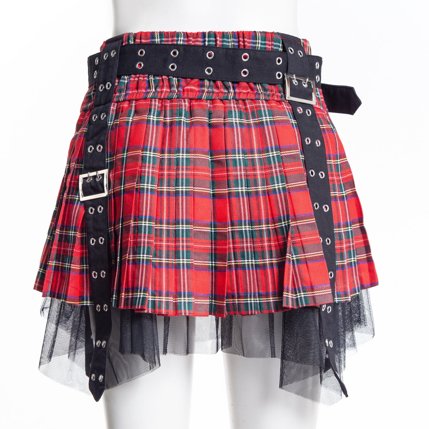 Facts Mini Skirt Red Tartan