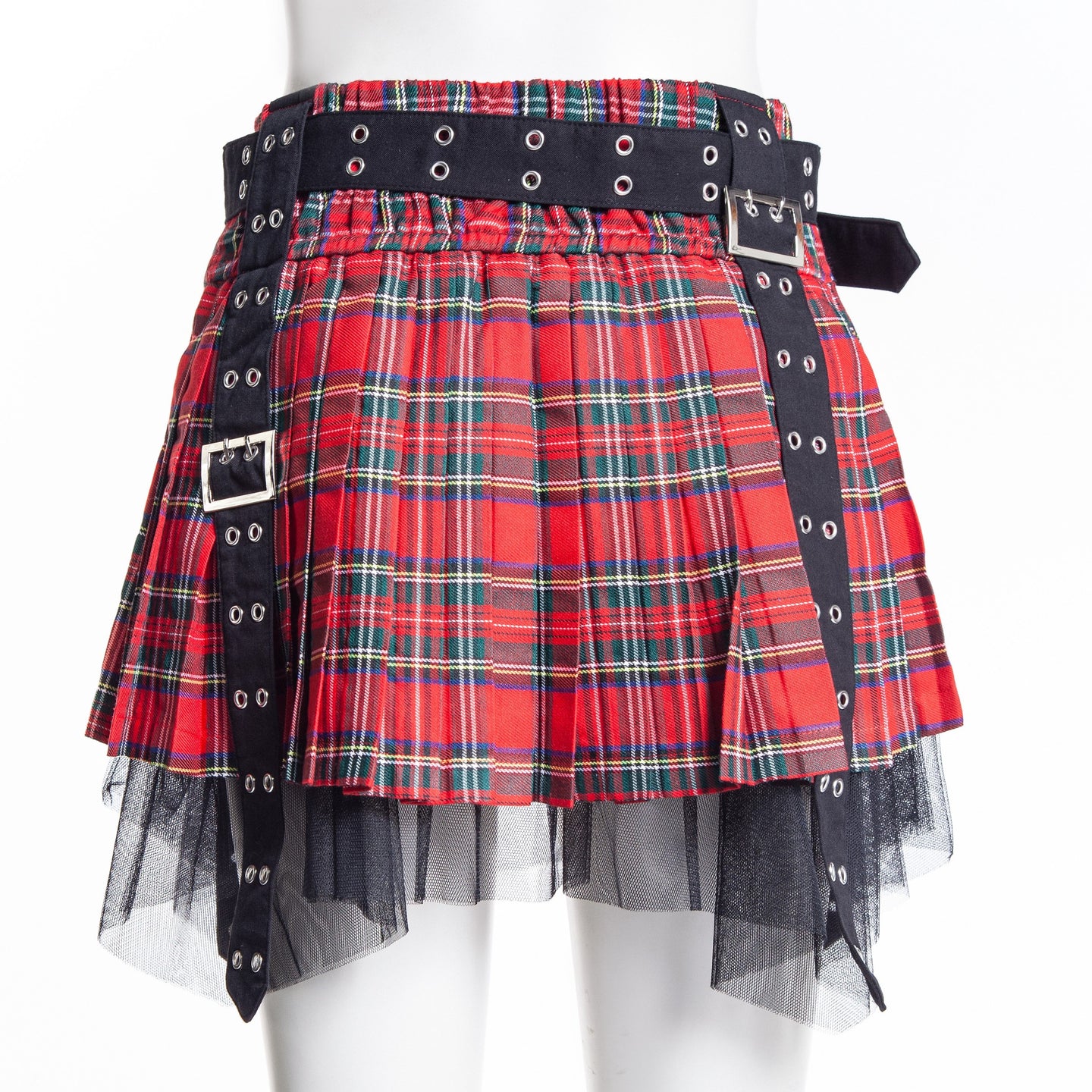 Facts Mini Skirt Red Tartan