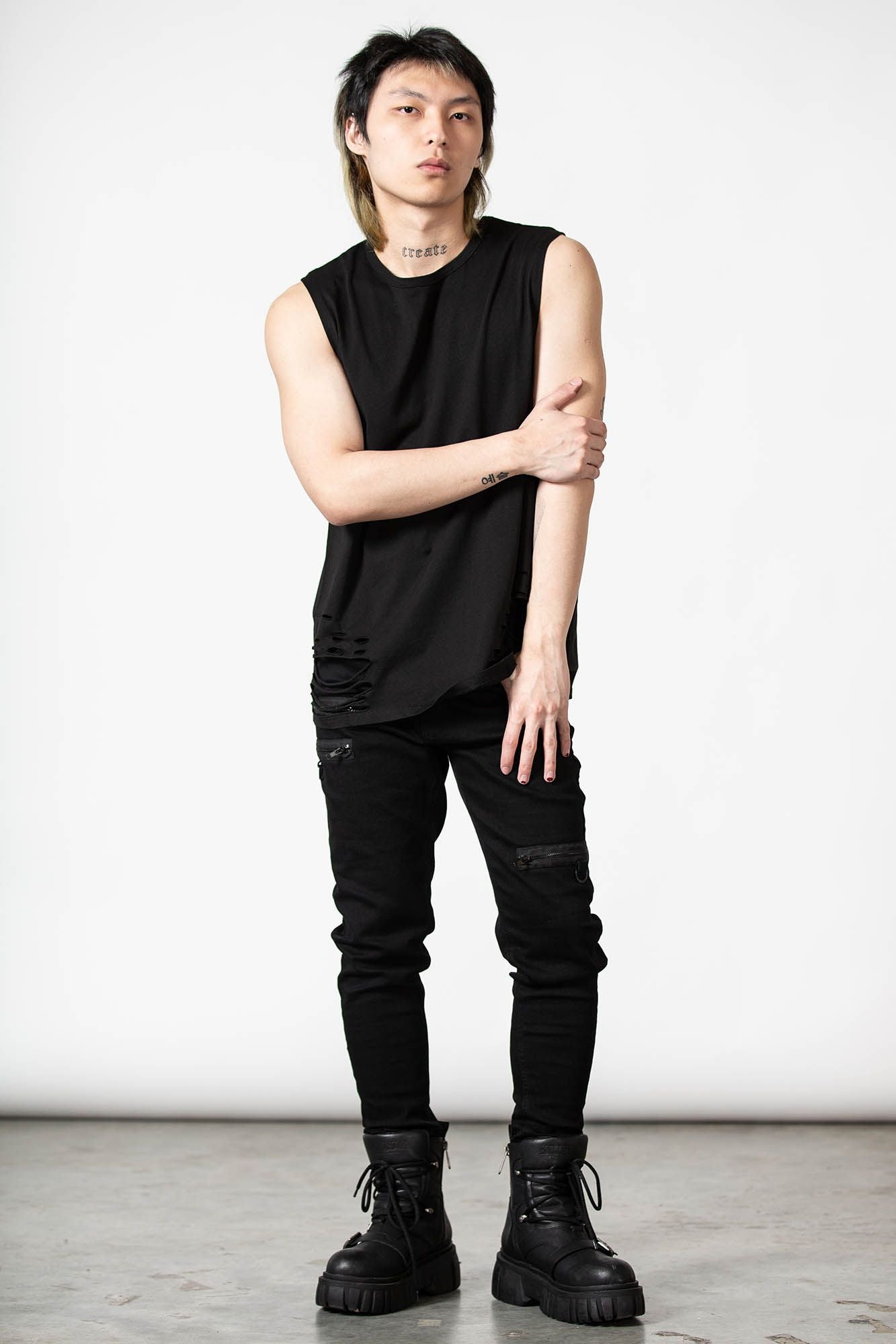 Killstar Total Trance Distressed Vest
