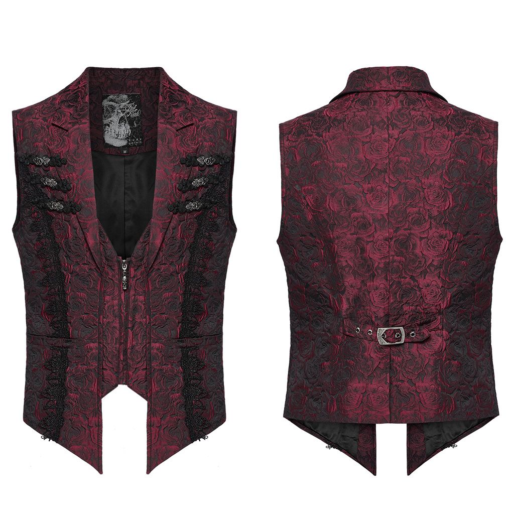 Punk Rave Forsaken Gilet Rood