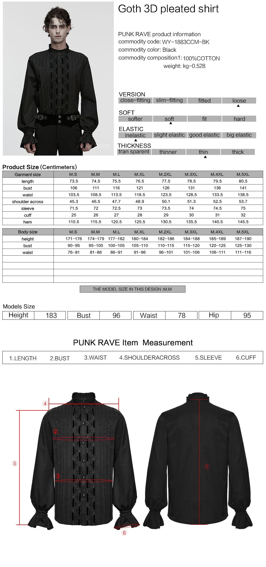 Punk Rave The Last Shirt Zwart