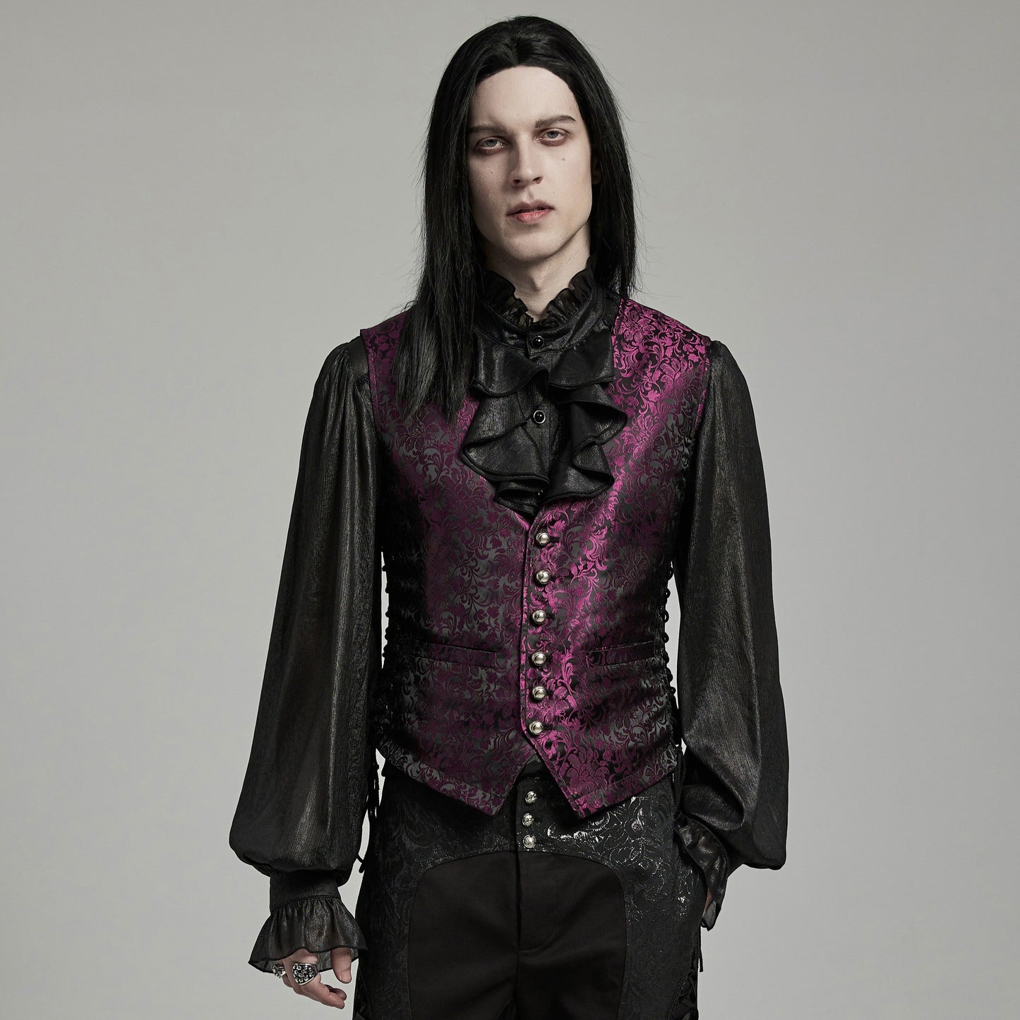 Loud Gilet Magenta - Zwart