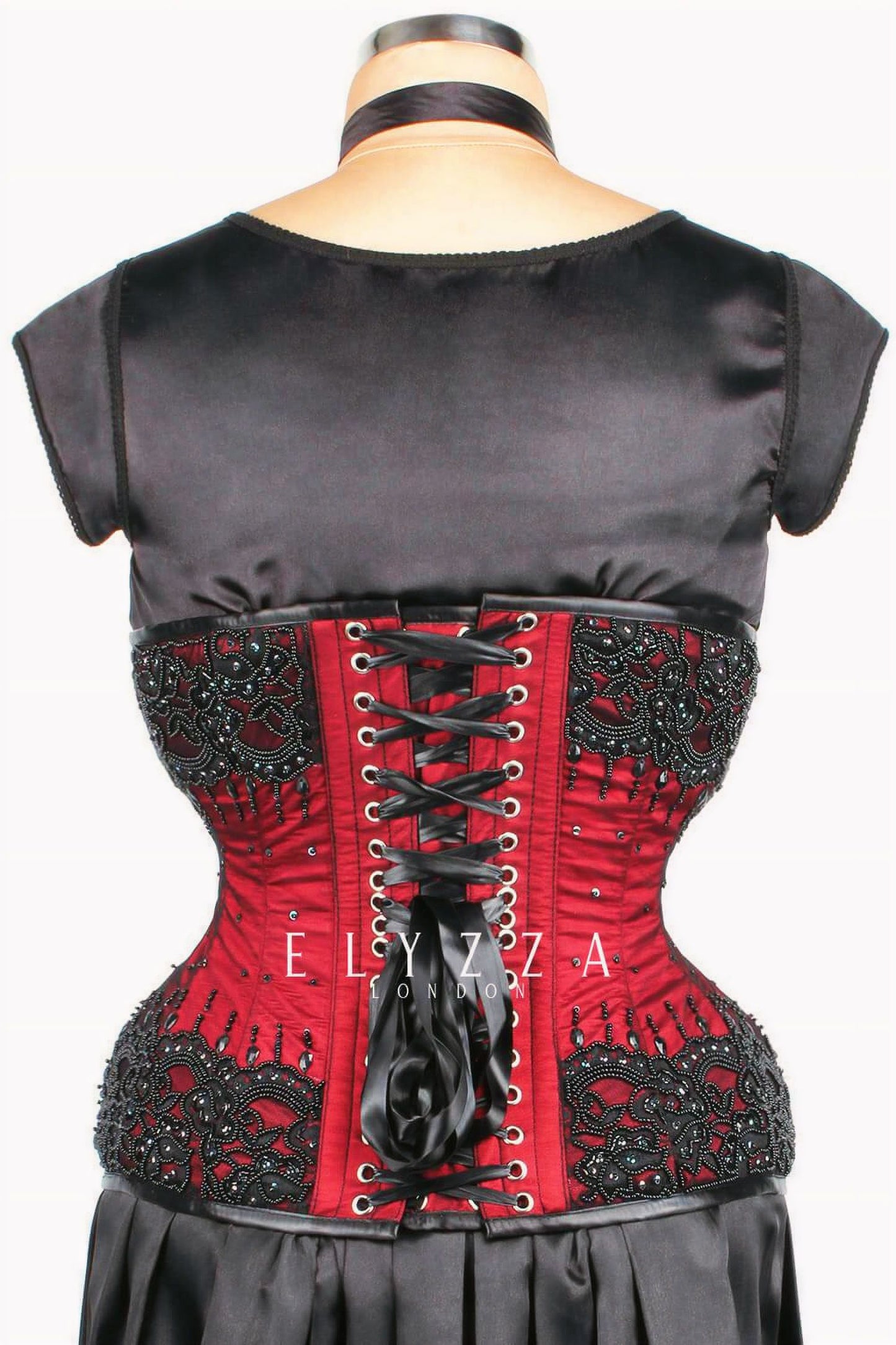 Couture Underbust Korset Rood