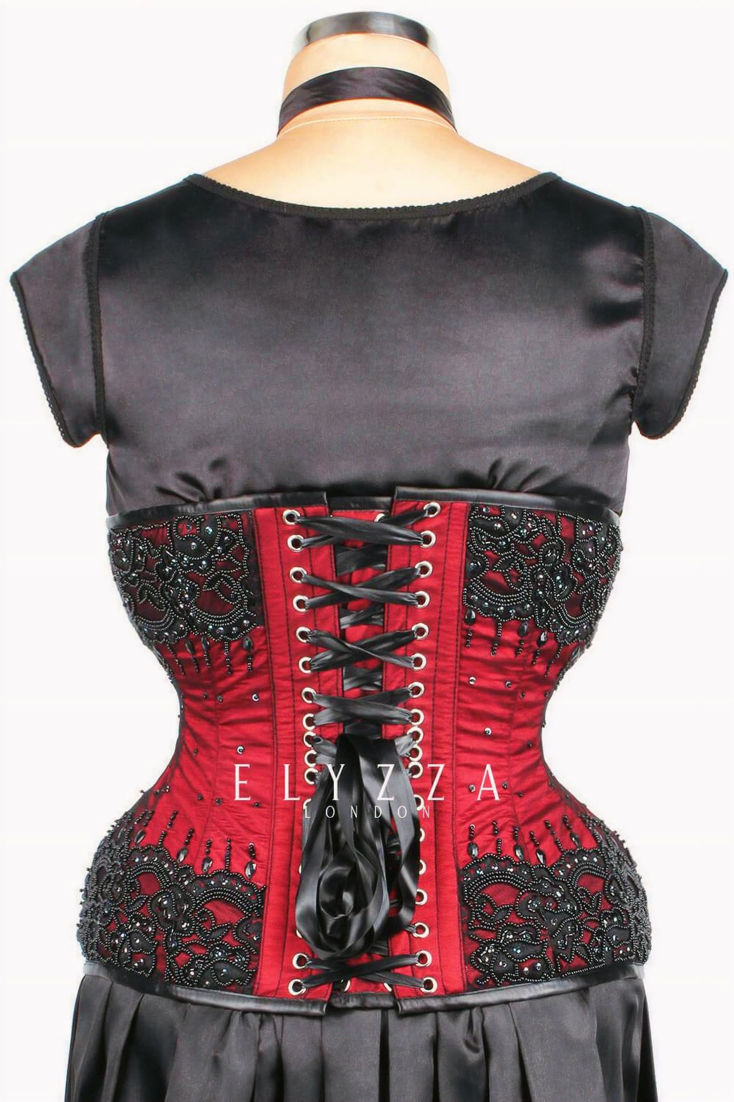 Couture Underbust Korset Rood