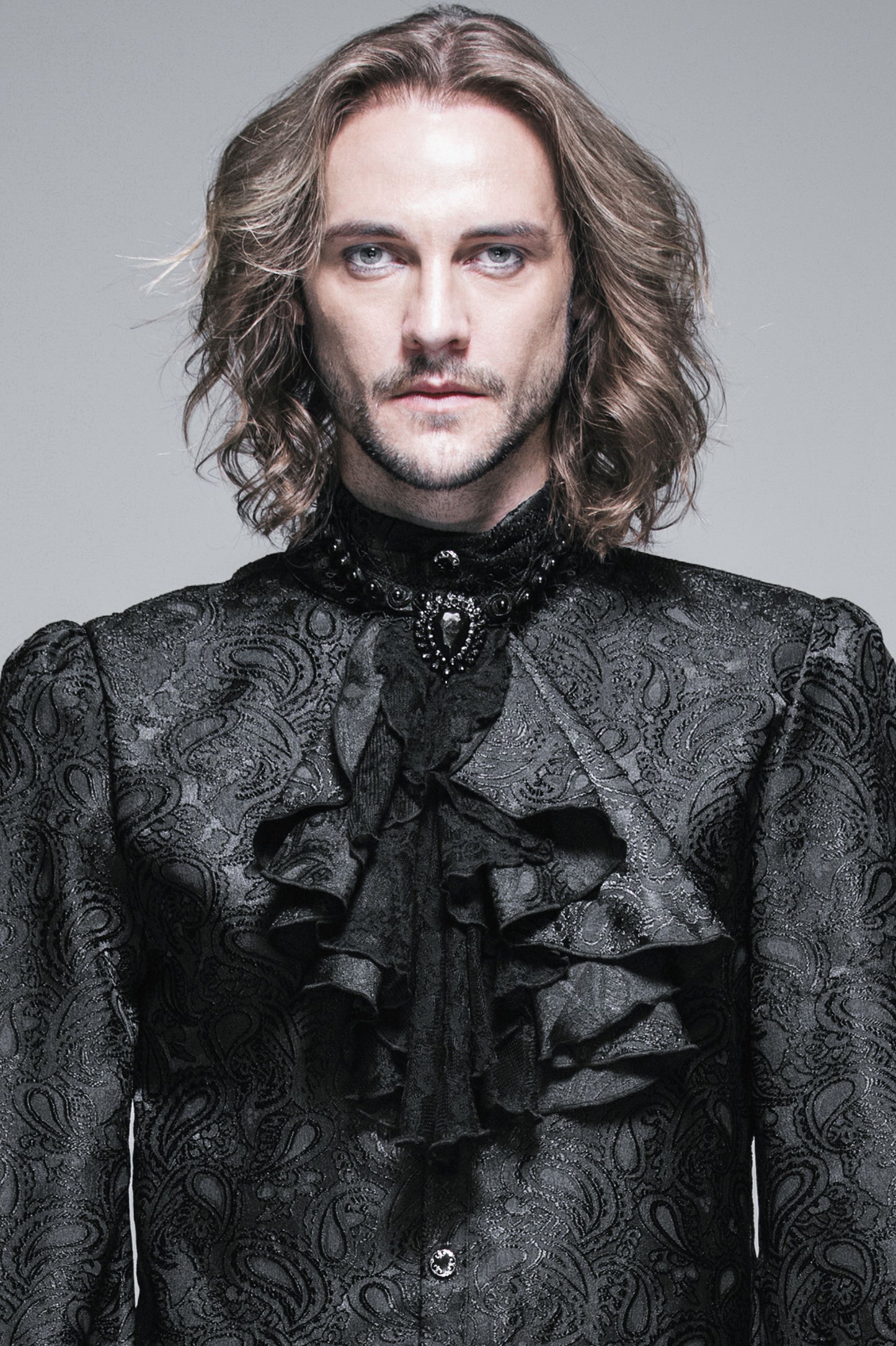 Devil Fashion Devoted Jabot Zwart
