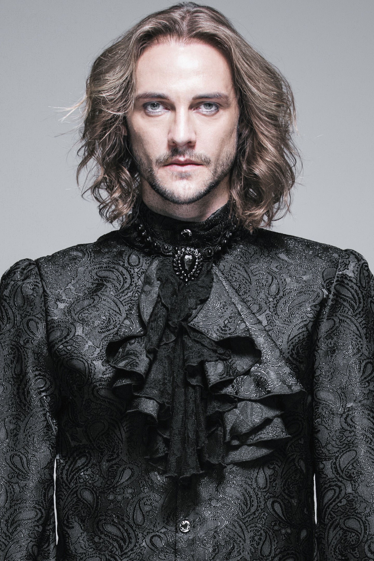 Devil Fashion Devoted Jabot Zwart