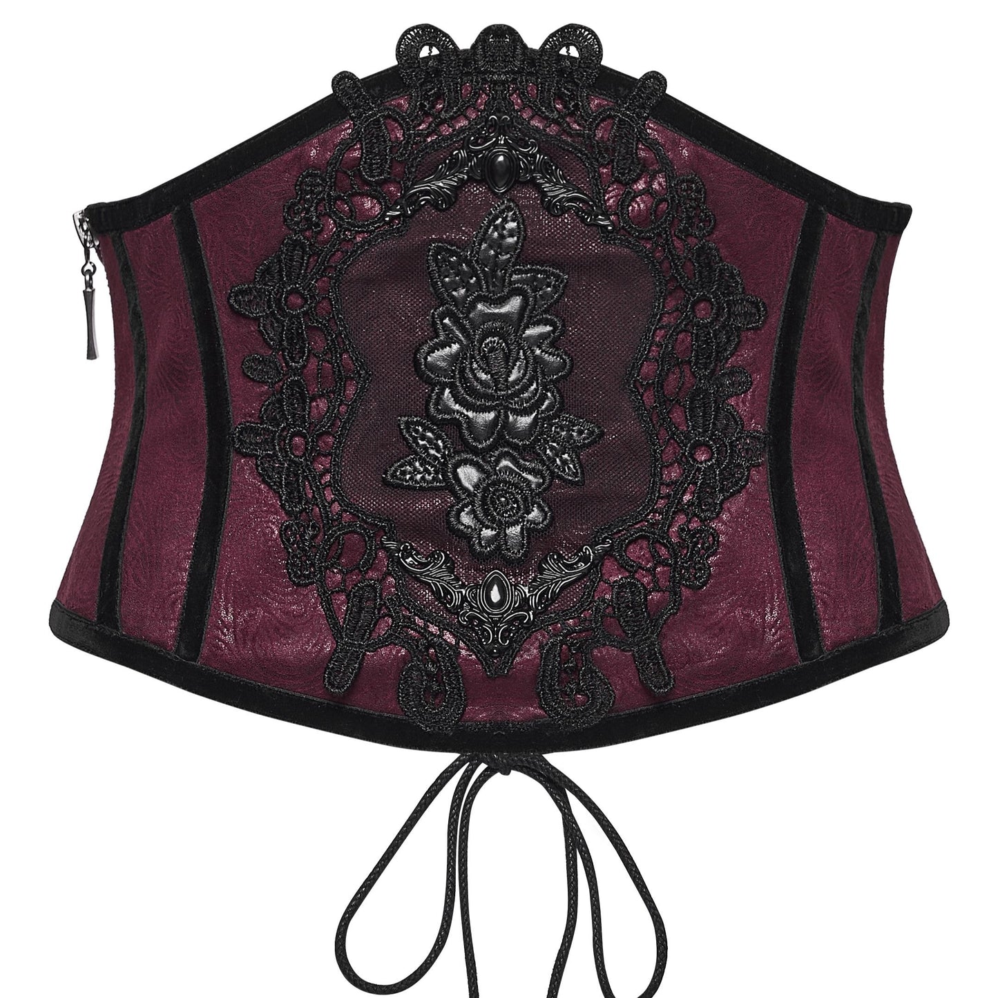 Wish Korset - Gordel Rood - Zwart