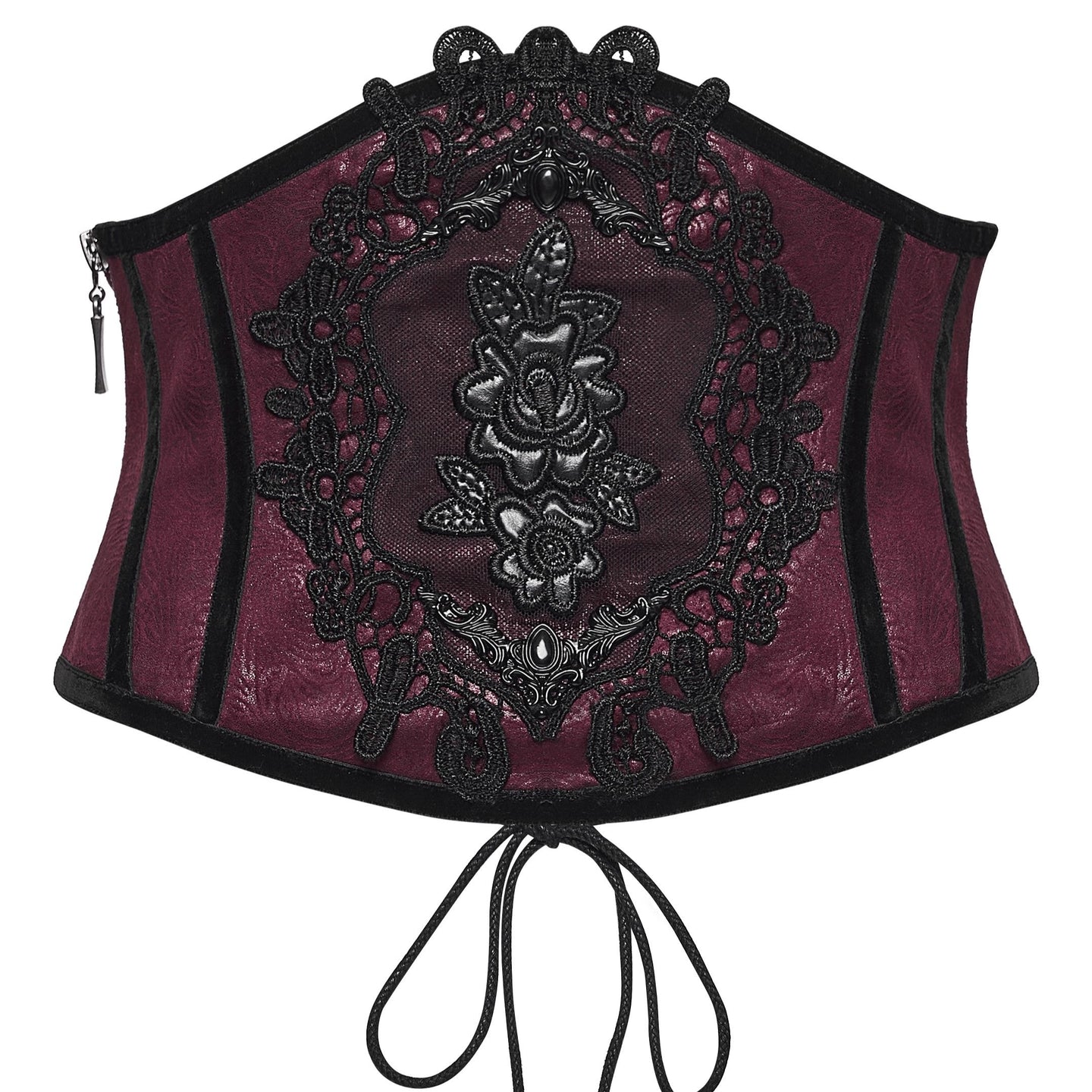 Wish Korset - Gordel Rood - Zwart