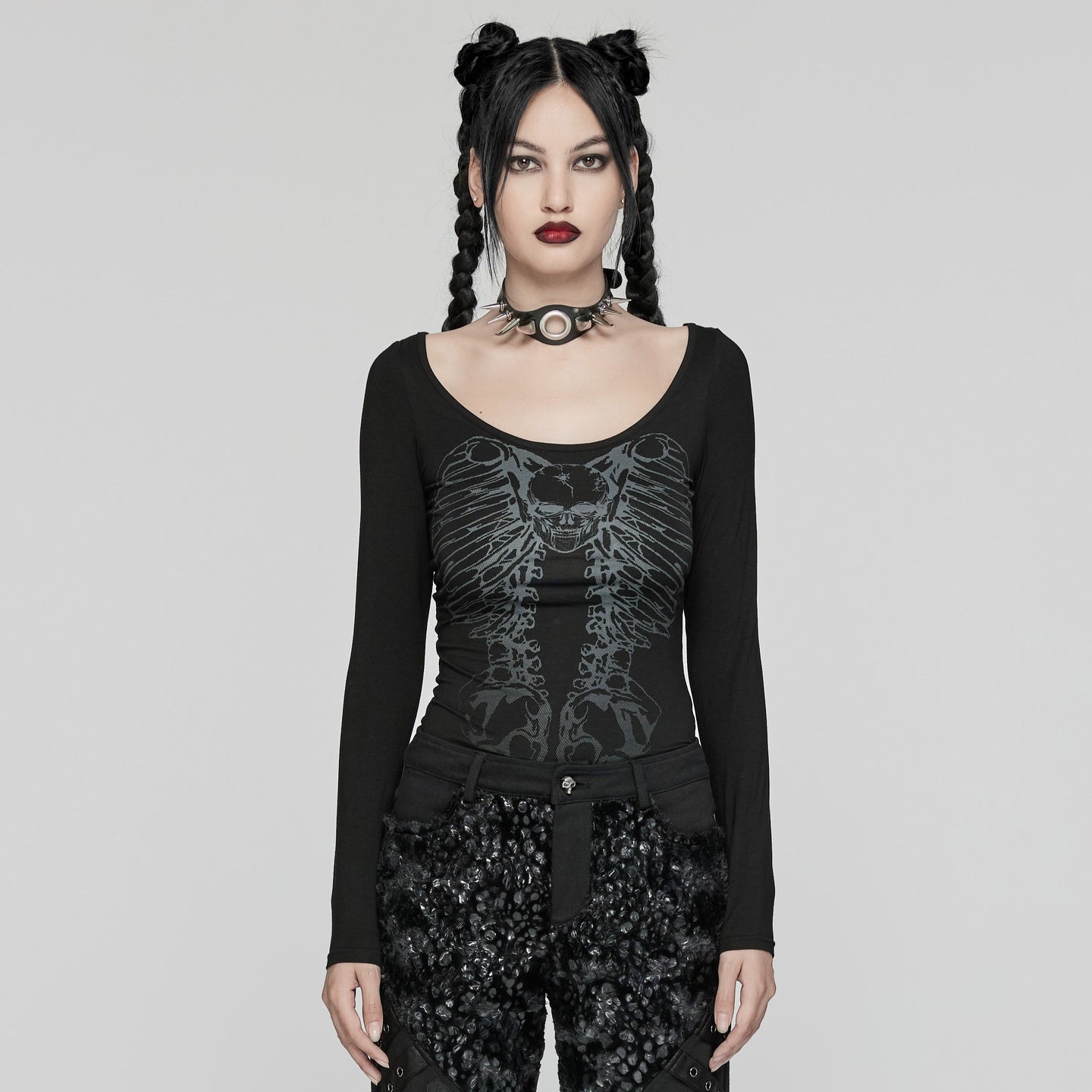 Skull  Long Sleeve Top