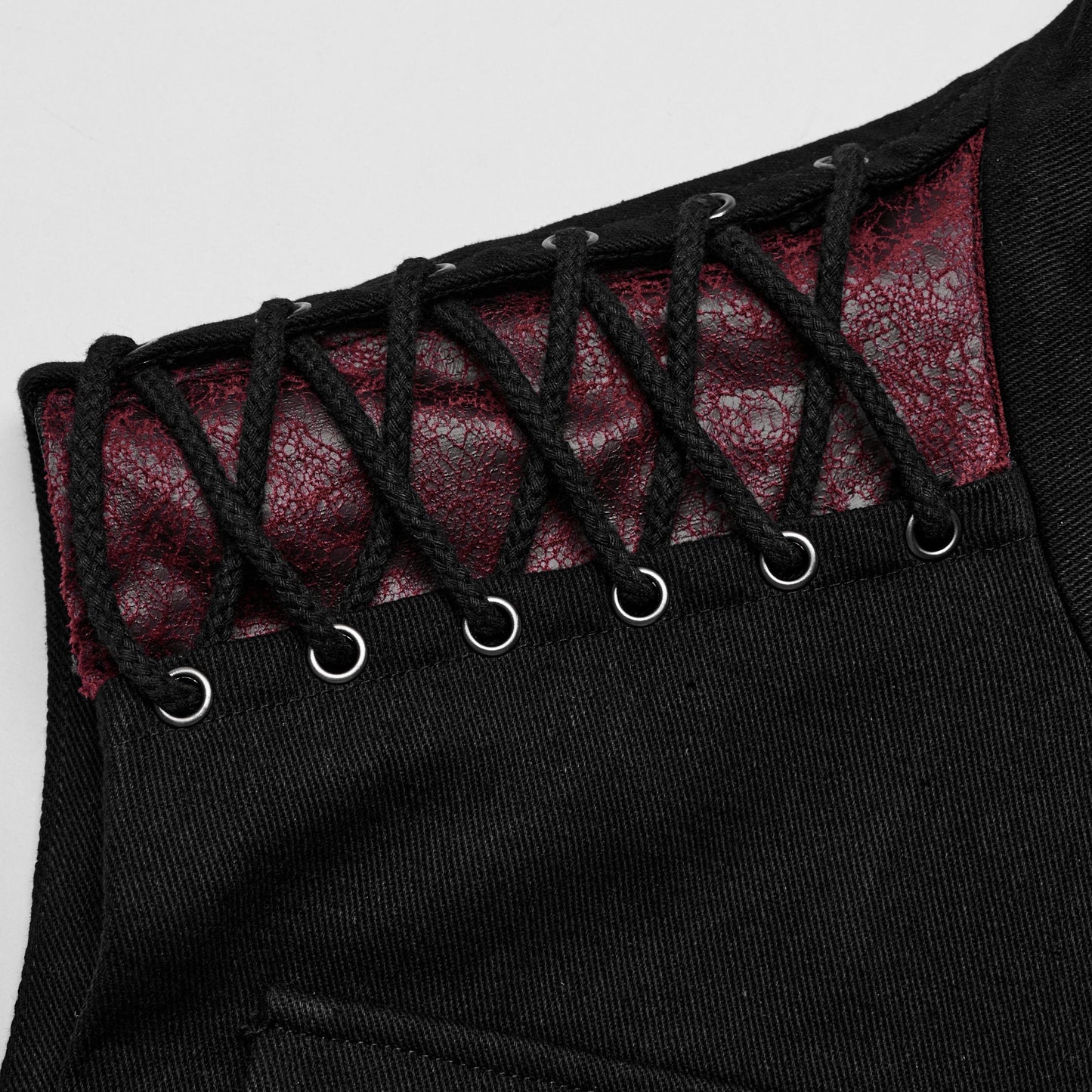 Pursuasive Waistcoat Zwart - Rood