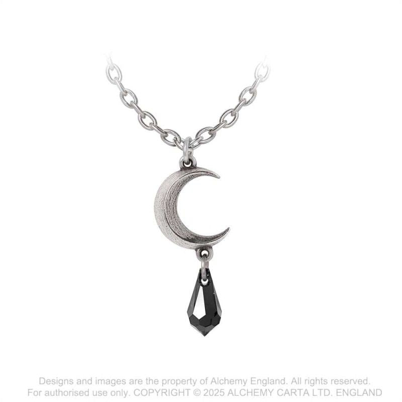Tears of the Moon Halsketting Zwart