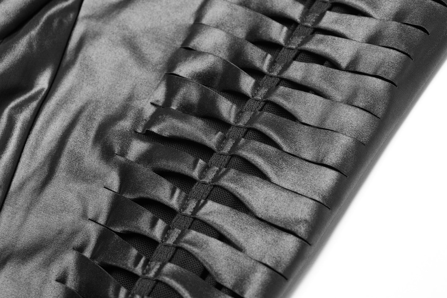 Slashed Leggings Zwart