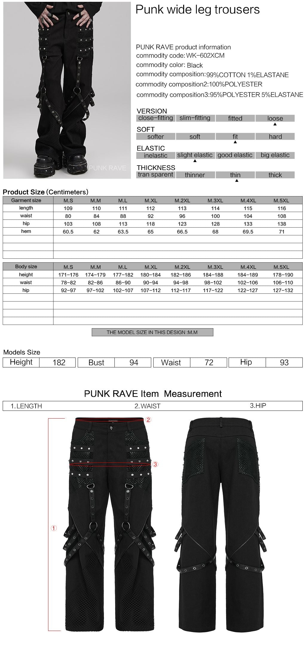Denying Trousers Black