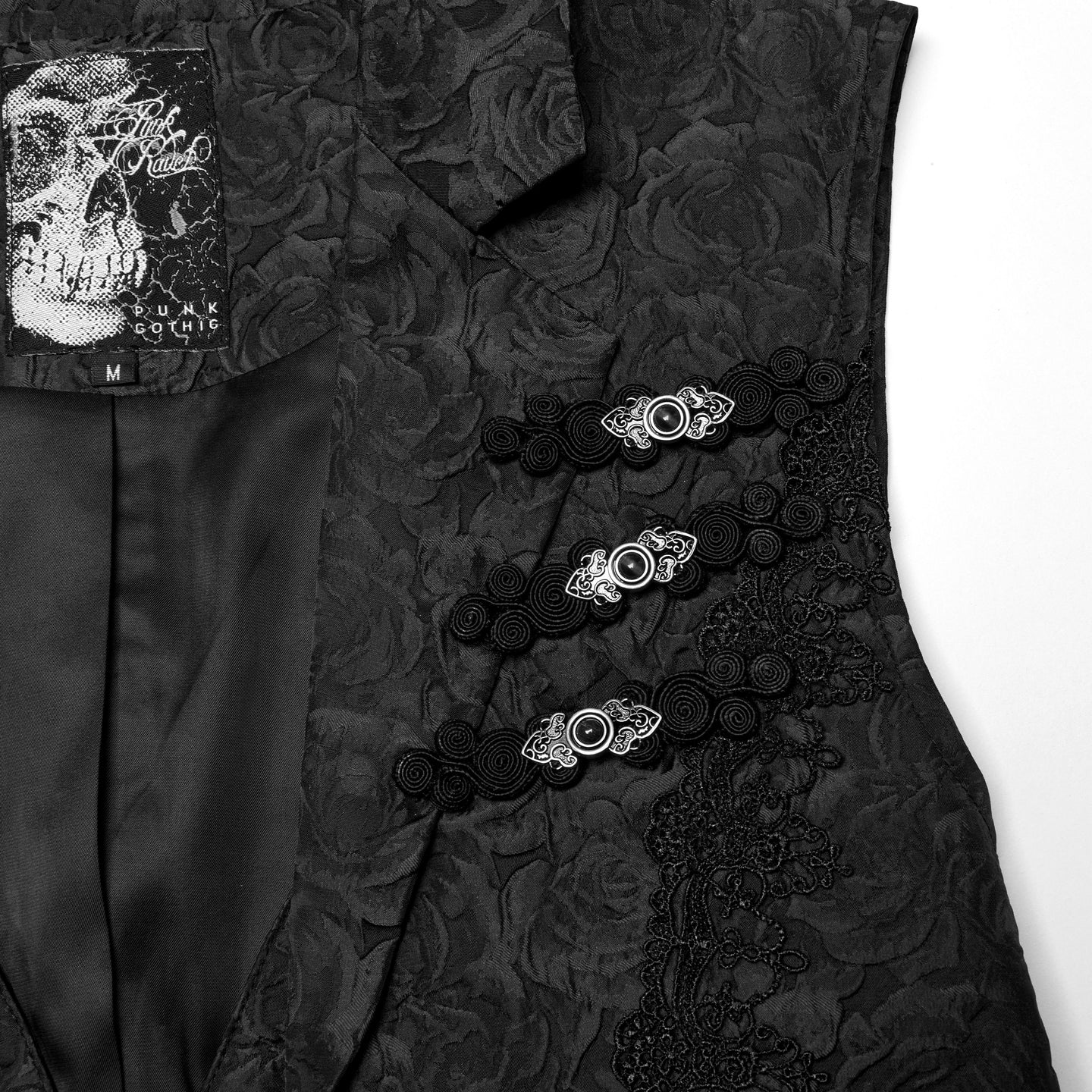 Punk Rave Forsaken Gilet Zwart