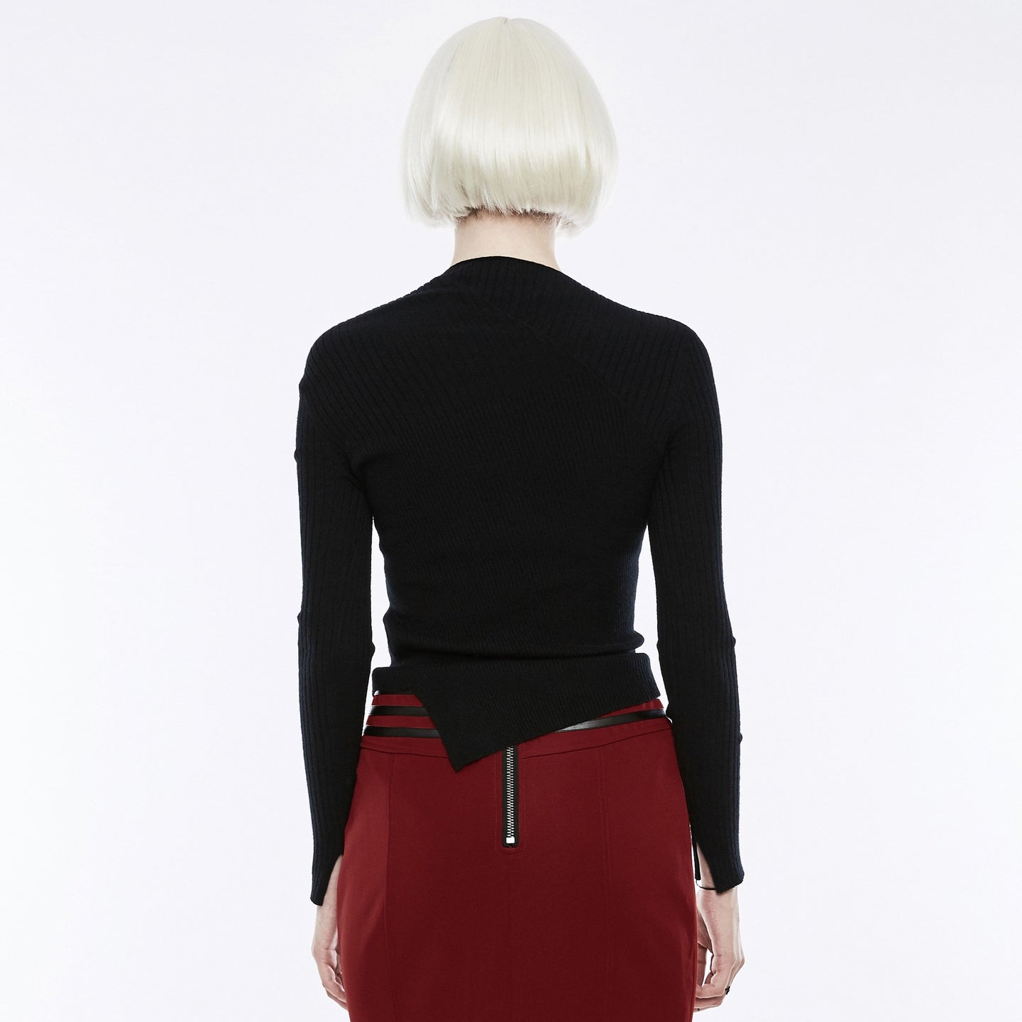 Never Knew You Longsleeve Top Zwart