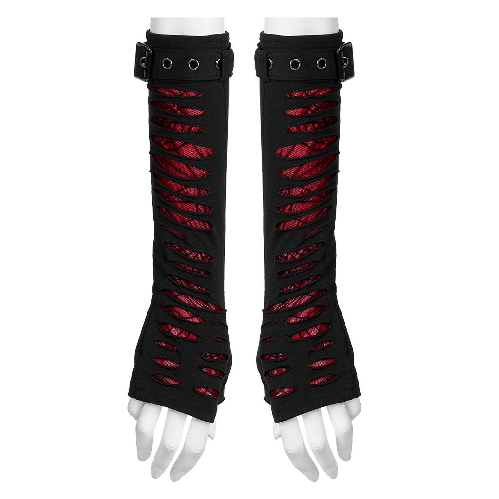 Commitment Handschoenen Zwart - Rood