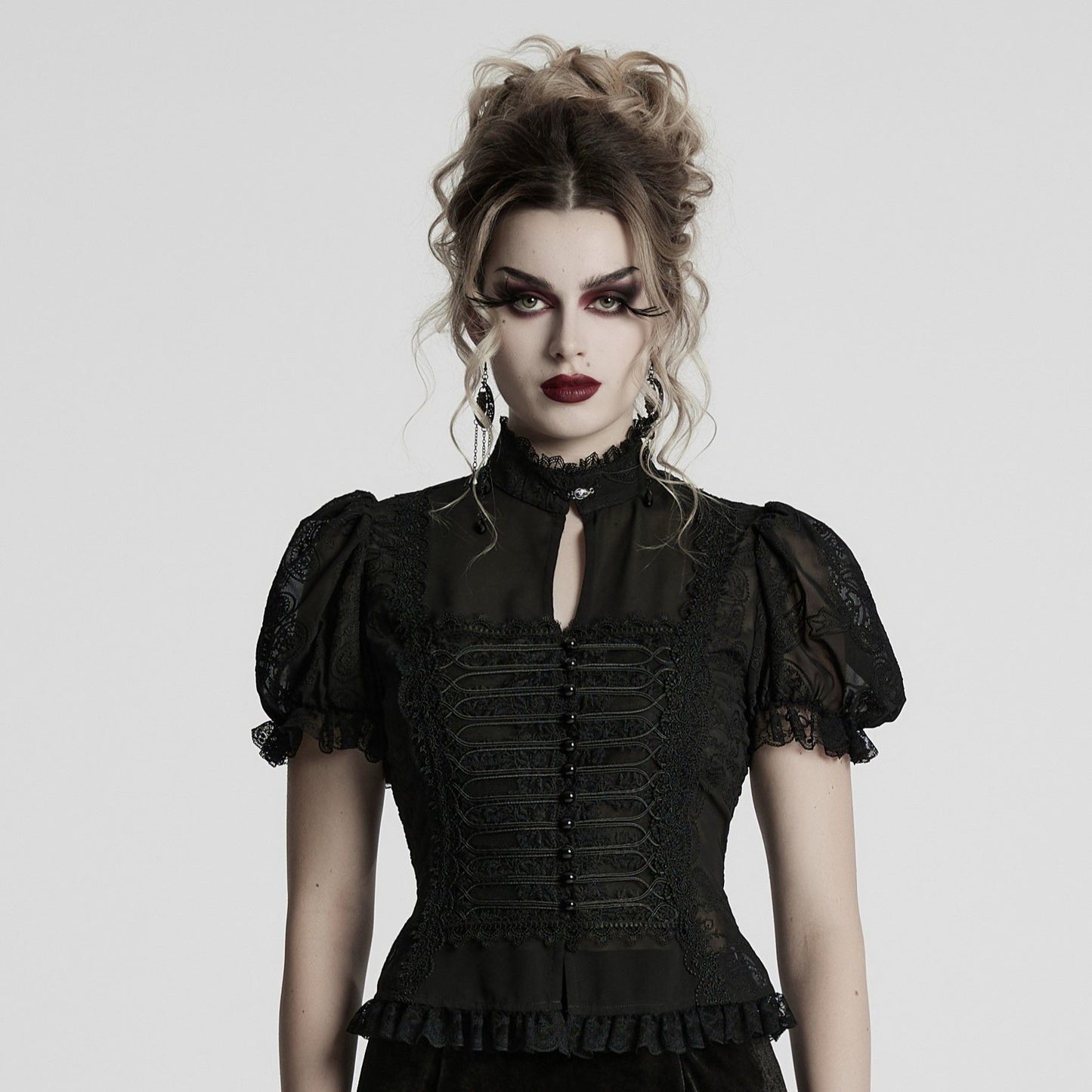 Words Can Hurt Blouse Zwart