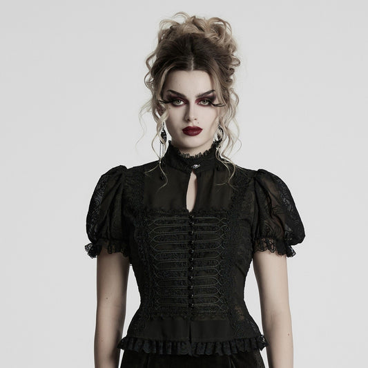 Words Can Hurt Blouse Zwart