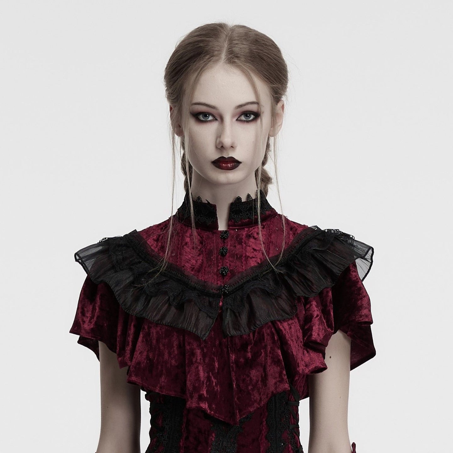 It's Gone Capelet Rood - Zwart