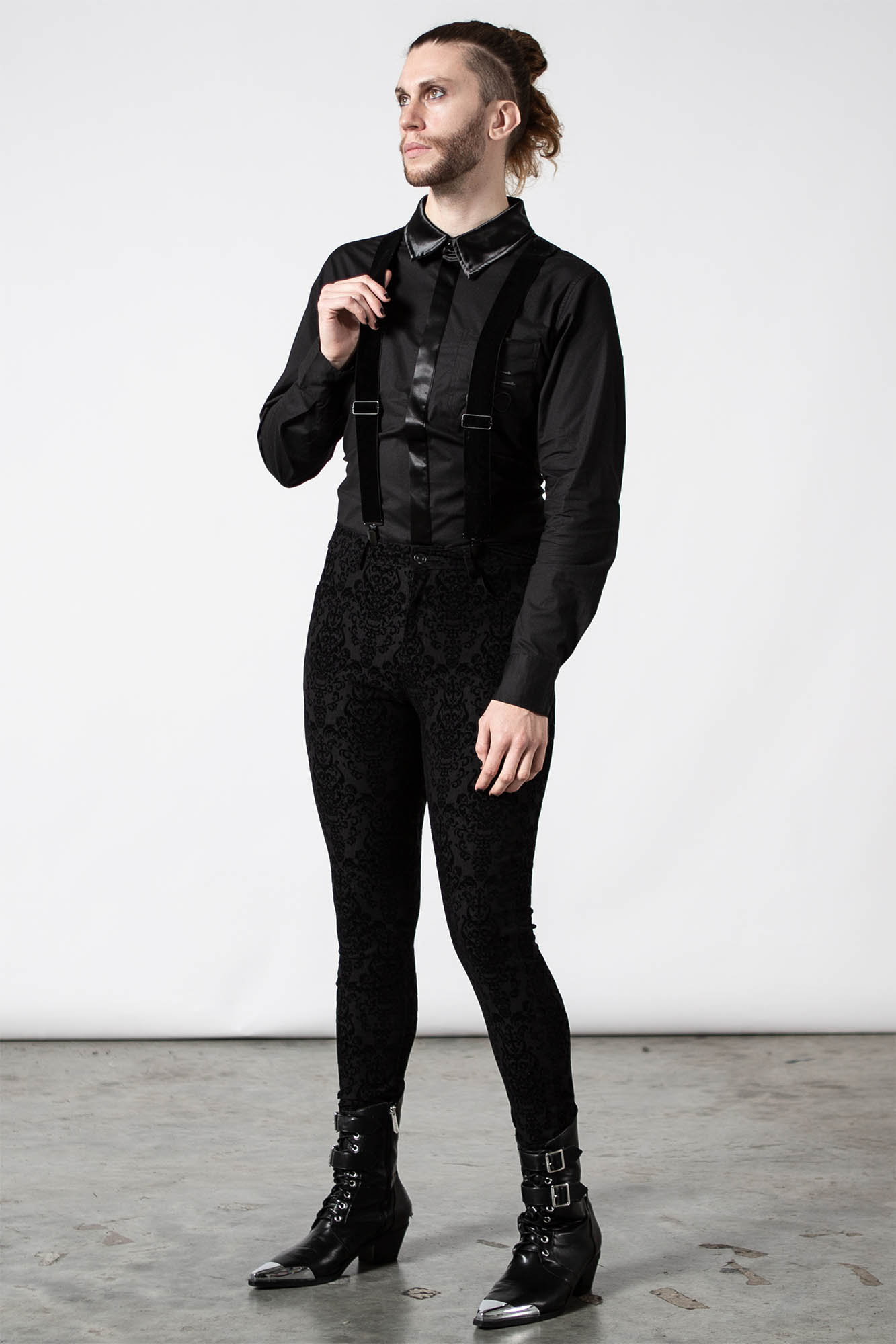 Killstar Last Wishes Suspender Pants