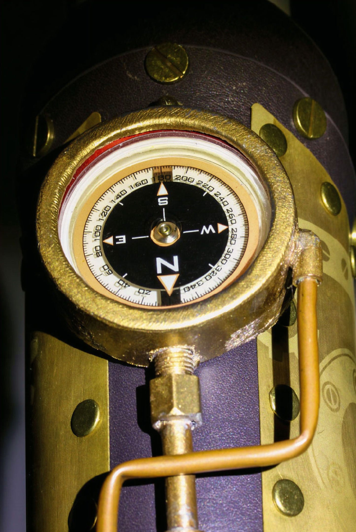 Steampunk Arm Guard Donkerbruin