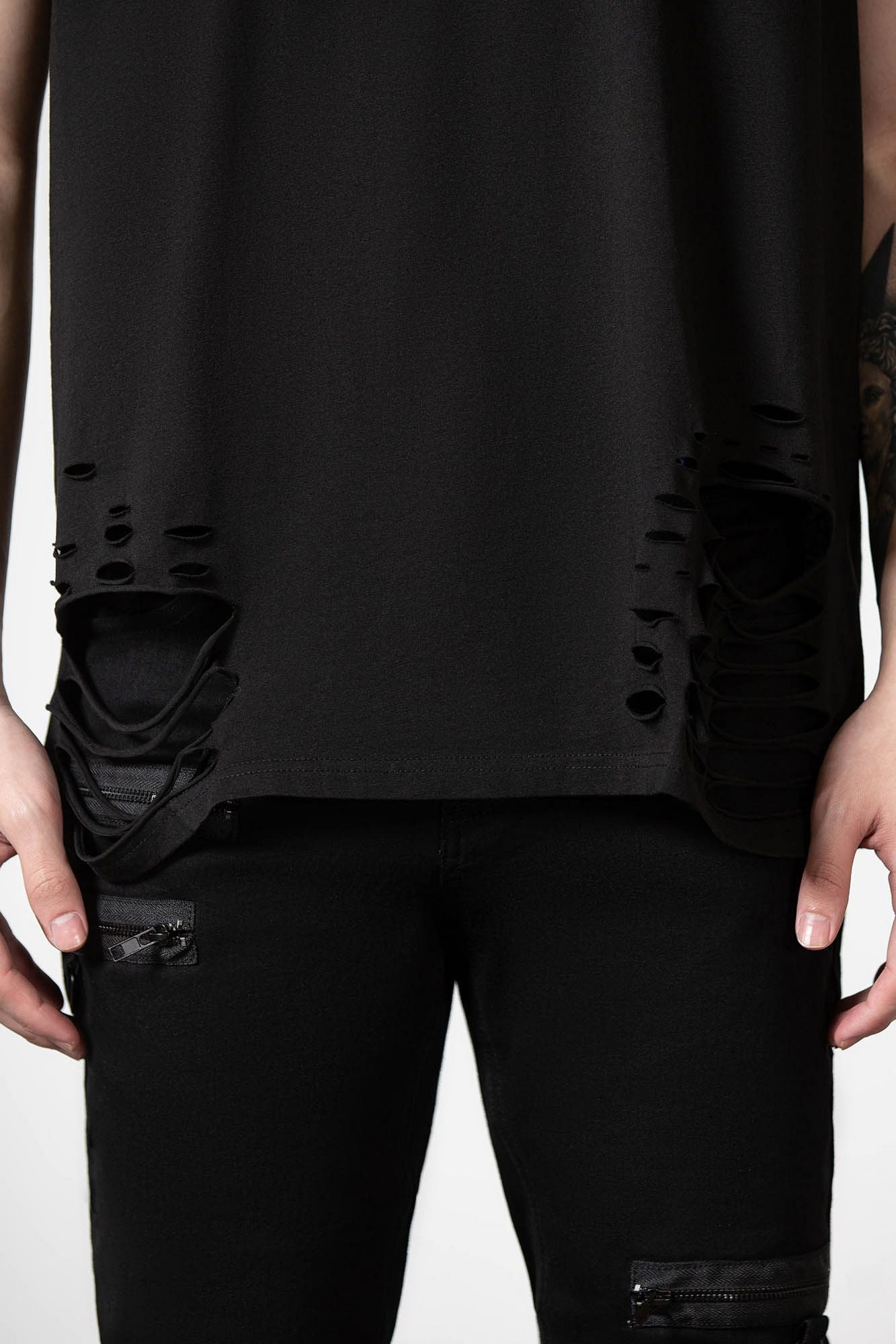Killstar Total Trance Distressed Vest