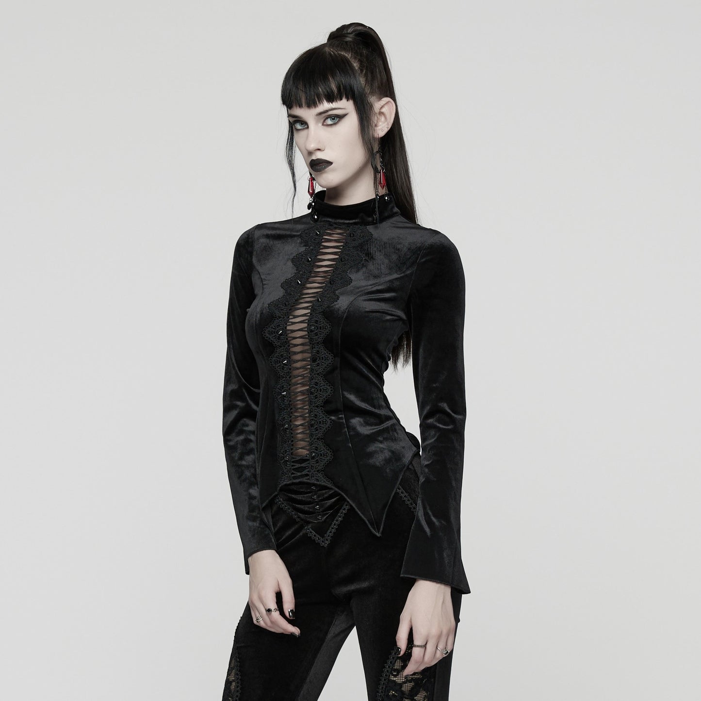 Punk Rave Graveyard Glam Top