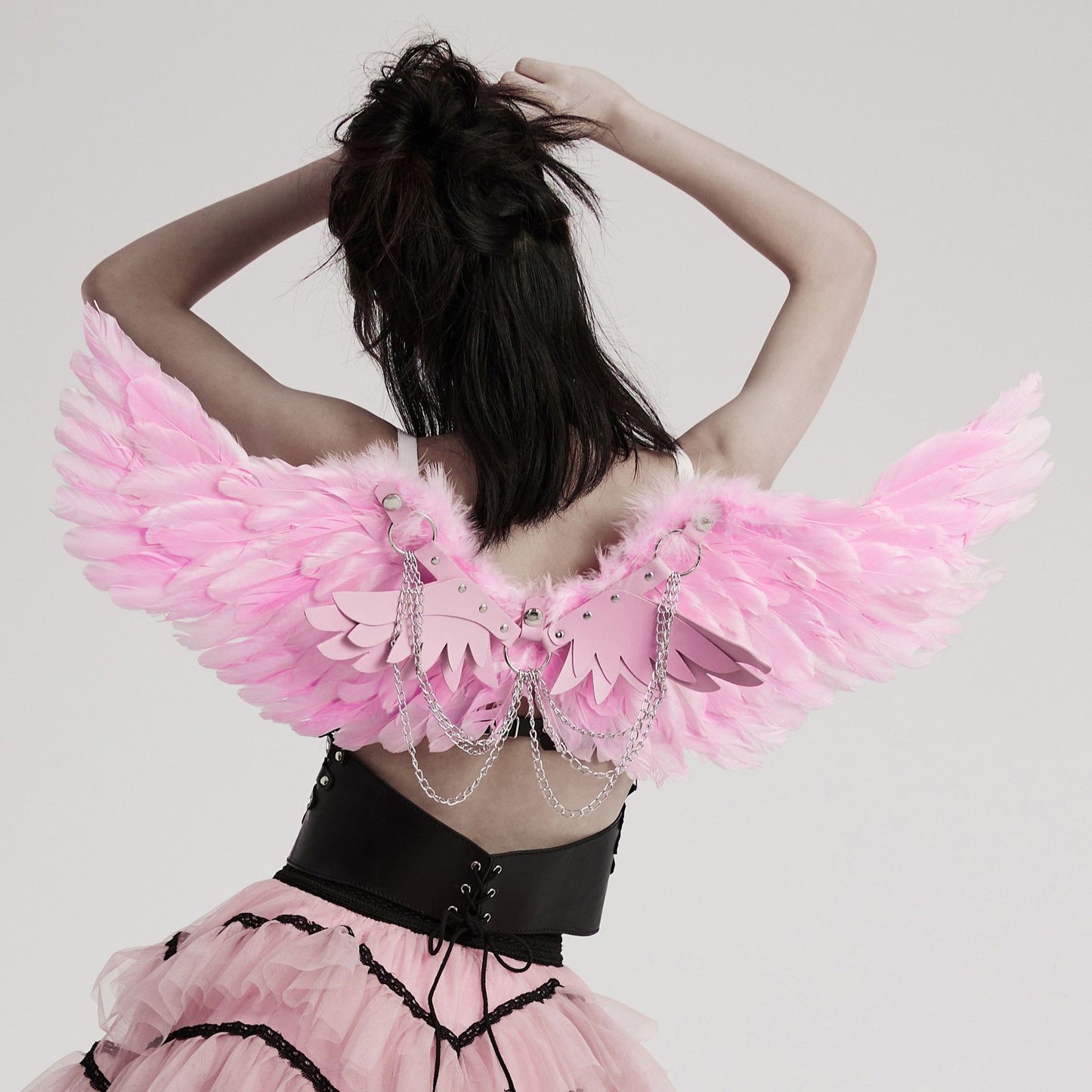 Pink Angel Wings Harness